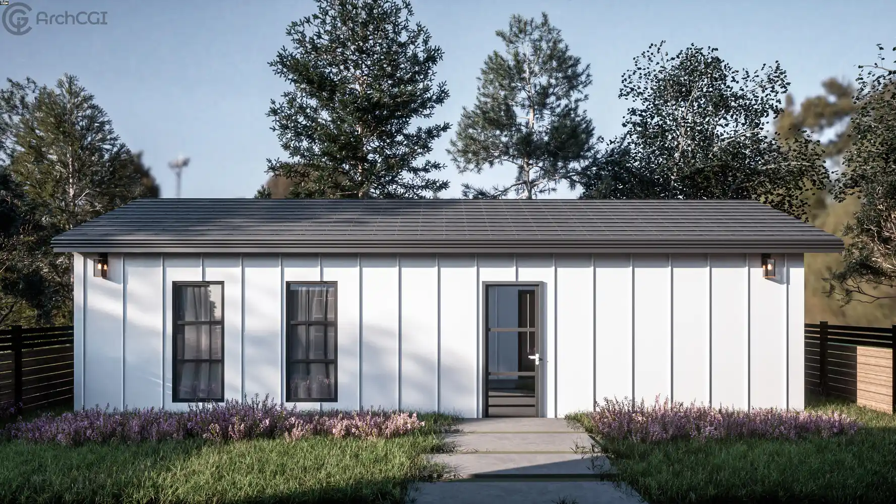 Modern ADU in Backyard | Modular House | Tiny House | ArchCGI
