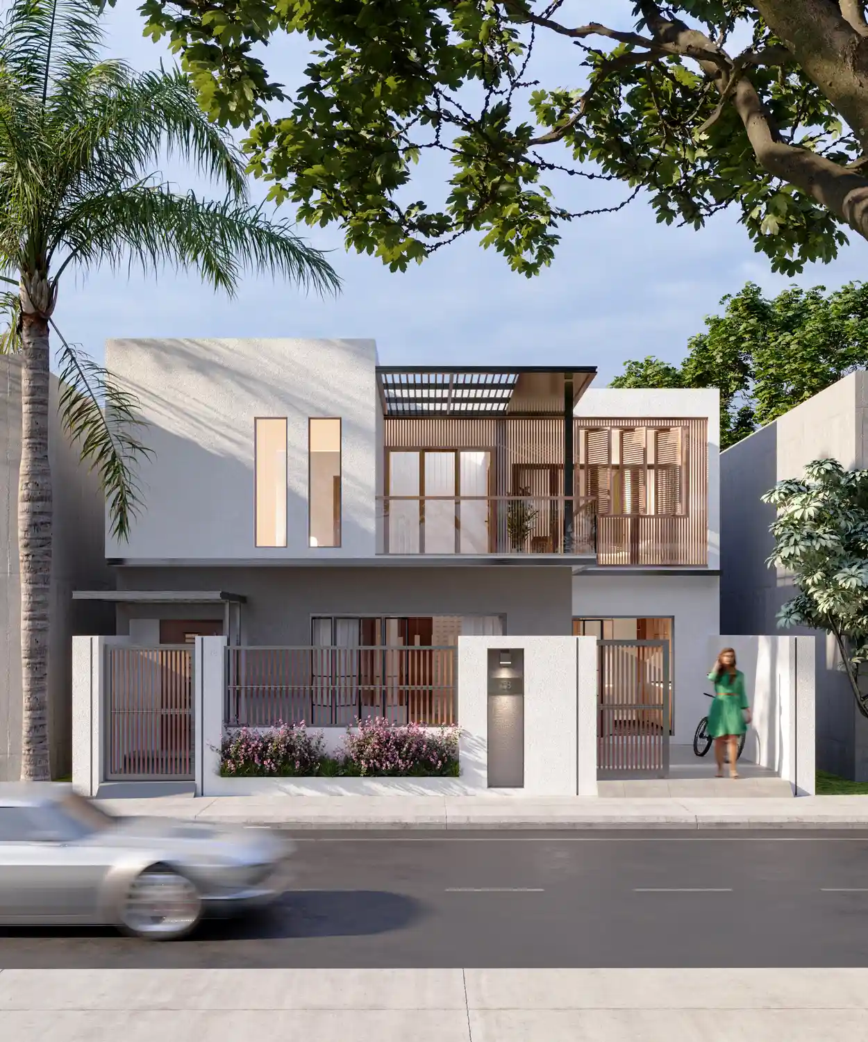 Minimal G+1 Villa Design | Photorealistic render quality | 3dsmax + Corona | ArchCGI